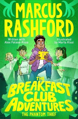 Cover of The Breakfast Club Adventures: The Phantom Thief - Marcus Rashford - 9781035022670