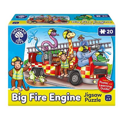 Cover of Big Fire Engine 20 piece puzzle - Orchard Toys - 5011863002860