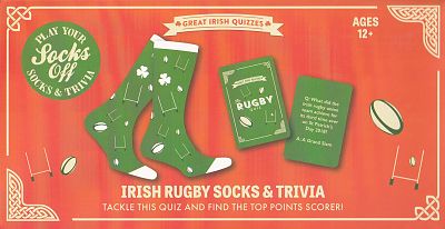 Cover of Irish Rugby Trivia and socks - Professor Puzzle - 5056297226932