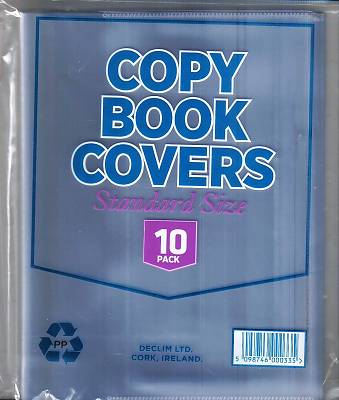 Cover of Copy Covers Clear 10 Pack For Standard Writing and Sum Copies