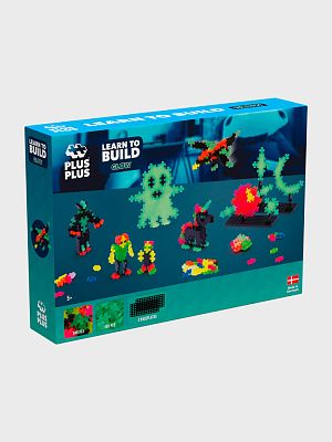 Cover of Learn To Build - Glow - Plus Plus - 5710409104333