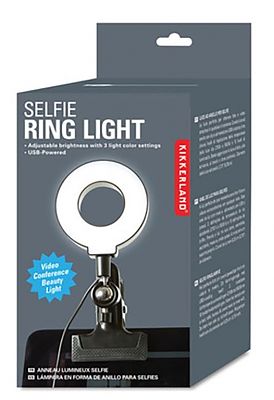 Cover of Selfie Ring Light - Kikkerland - 612615108011