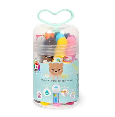Cover of Set of 12 Markers Teddy Friends- Teddy Bear - Legami - 8052694002152
