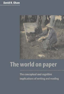 Cover of The World on Paper - David R. Olson - 9780521575584