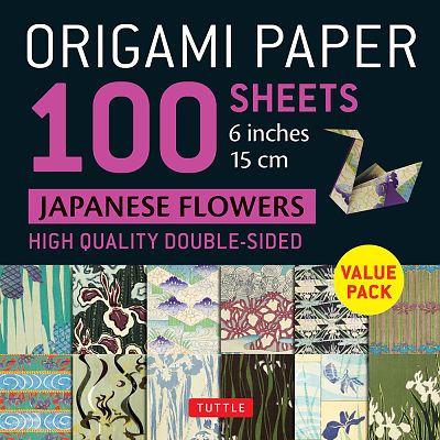 Cover of Origami Paper 100 sheets Japanese Flowers 6" (15 cm) - Tuttle Studio - 9780804856997