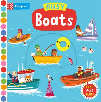 Cover of Busy Boats: A Push Pull and Slide Book