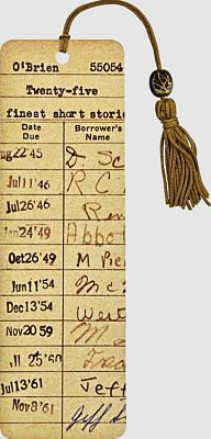 Cover of Vintage Library Card Bookmark - Peter Pauper Press - 9781441341532