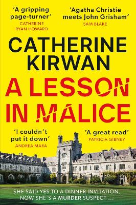 Cover of A Lesson in Malice - Catherine Kirwan - 9781529381443