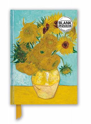 Cover of Vincent van Gogh: Sunflowers (Foiled Blank Journal) - Flame Tree - 9781787558564