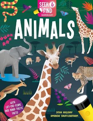 Cover of Seek and Find Animals - Lydia Halliday - 9781801054935